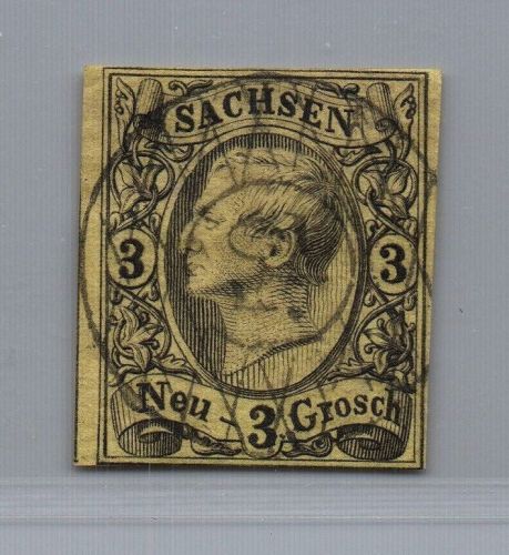 Sachsen Michel Nummer 11 gestempelt