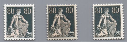 Schweiz Michel-Nr. 141 x, y, z postfrisch
