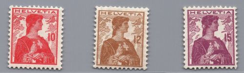 Schweiz Michel-Nr. 114 - 116 postfrisch