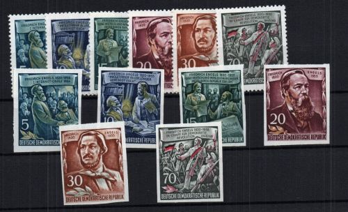 DDR Michel Nummer 485 - 490 A + B postfrisch