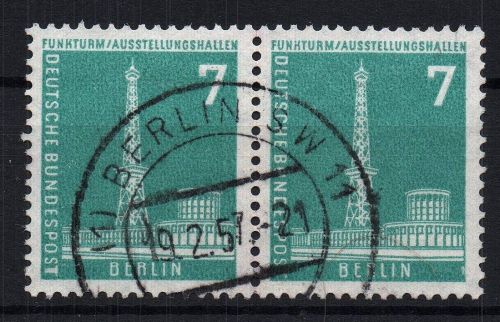 Berlin Michel-Nr. 142 2er-Block gestempelt