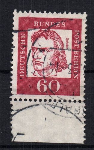 Berlin Michel-Nr. 209 Bogenrand gestempelt