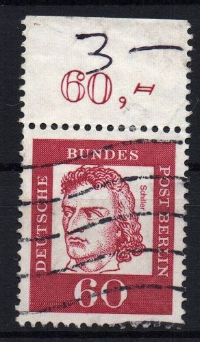 Berlin Michel-Nr. 209 Bogenrand gestempelt