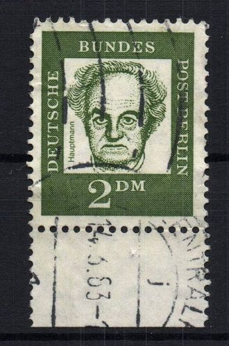 Berlin Michel-Nr. 213 Bogenrand gestempelt