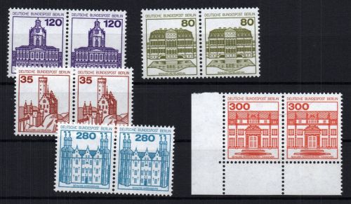 Berlin Michel-Nr. 673 - 677 2er-Blöcke postfrisch