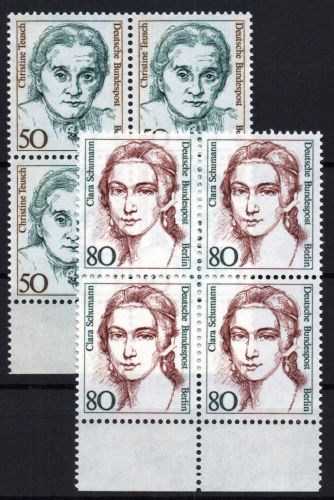 Berlin Michel-Nr. 770 + 771 4er-Blöcke postfrisch