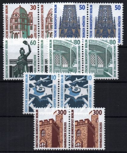 Berlin Michel-Nr. 793 - 796 + 798 + 799 2er-Blöcke postfrisch