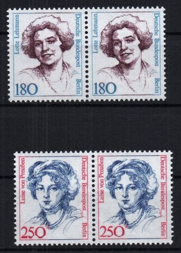 Berlin Michel-Nr. 844 + 845 2er-Blöcke postfrisch