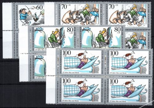 Berlin Michel-Nr. 868 - 871 4er-Blöcke postfrisch