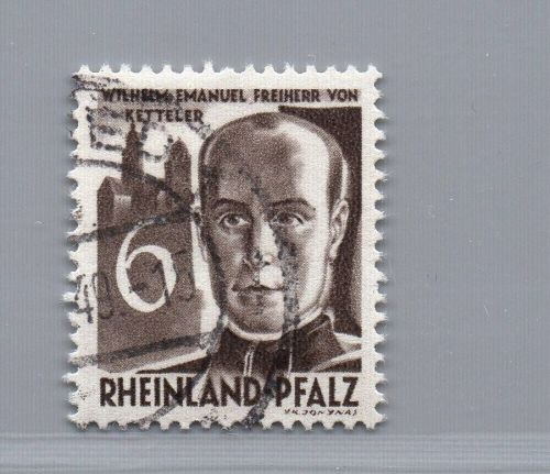 Franz. Zone Rheinland Pfalz Michel Nr. 35 gestempelt + geprüft