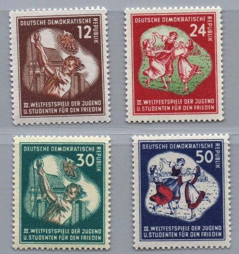 DDR Michel-Nr. 289 - 292 postfrisch