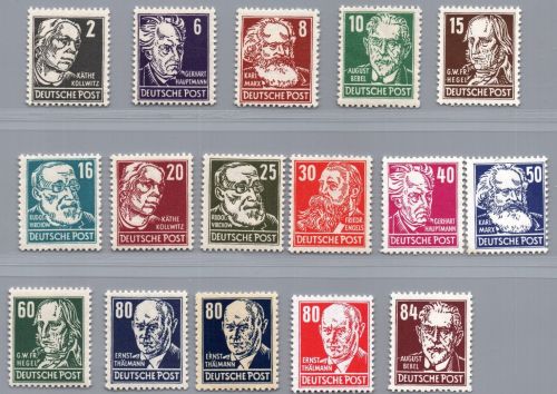 DDR Michel-Nr. 327 - 341 postfrisch