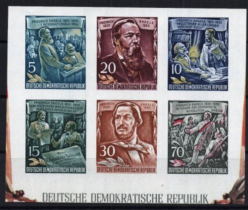 DDR Michel-Nr. 485 B - 490 B postfrisch