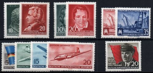 DDR Michel-Nr. 510 - 520 A postfrisch