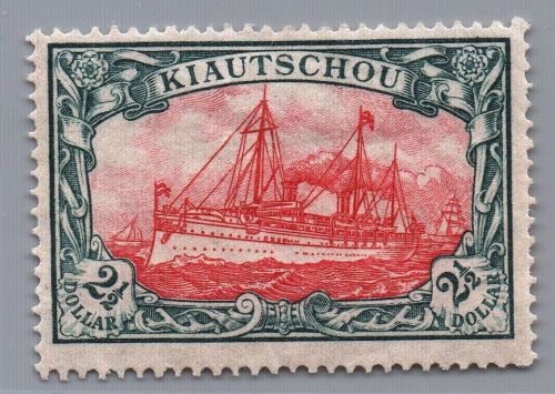 Deutsche Kolonien Kiautschou Michel-Nr. 37 II ungebraucht m. Falz