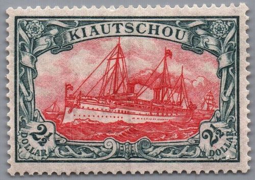 Deutsche Kolonien Kiautschou Michel-Nr. 37 II ungebraucht m. Falz