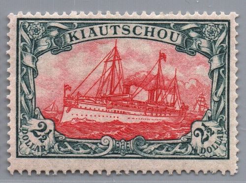 Deutsche Kolonien Kiautschou Michel-Nr. 37 II ungebraucht m. Falz