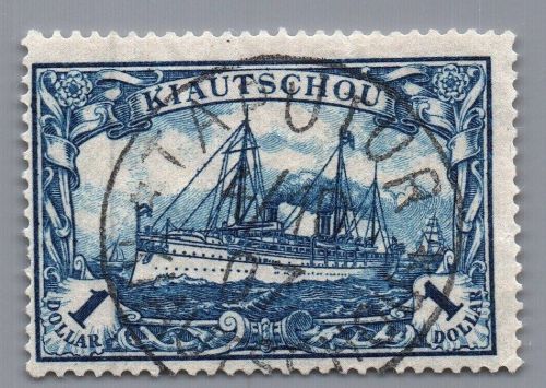 Deutsche Kolonien Kiautschou Michel-Nr. 35 gestempelt