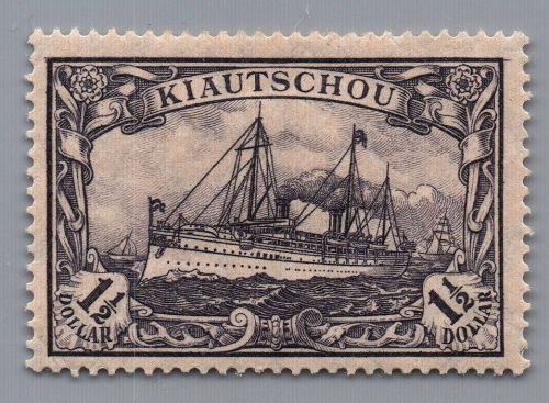 Deutsche Kolonien Kiautschou Michel-Nr. 36 I B ungebraucht m. Falz