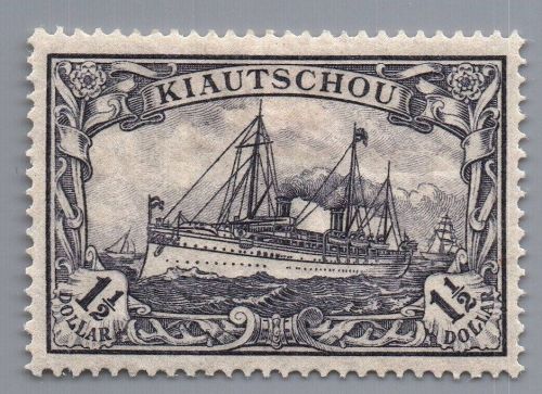 Deutsche Kolonien Kiautschou Michel-Nr. 36 I B ungebraucht m. Falz