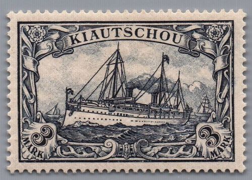 Deutsche Kolonien Kiautschou Michel-Nr. 16 ungebraucht m. Falz