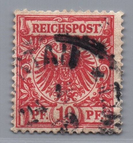 Deutsche Kolonien Kiautschou Michel-Nr. V 47 d gestempelt