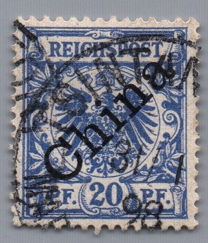 Deutsche Kolonien Kiautschou Michel-Nr. V 4 I gestempelt