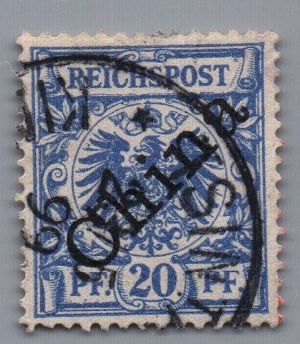 Deutsche Kolonien Kiautschou Michel-Nr. V 4 I gestempelt