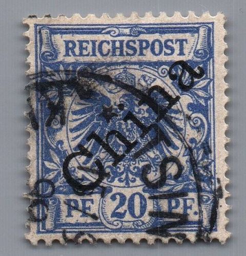 Deutsche Kolonien Kiautschou Michel-Nr. V 4 I gestempelt