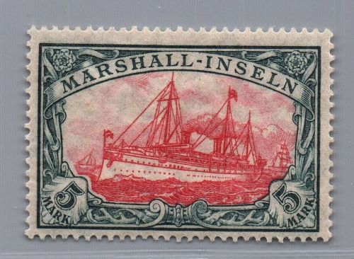 Deutsche Kolonien Marshall-Inseln Michel-Nr. 27 ungebraucht m. Falz