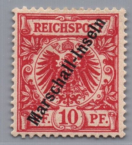 Deutsche Kolonien Marshall-Inseln Michel-Nr. 3 I ungebraucht m. Falz