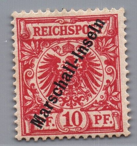 Deutsche Kolonien Marshall-Inseln Michel-Nr. 3 I ungebraucht m. Falz