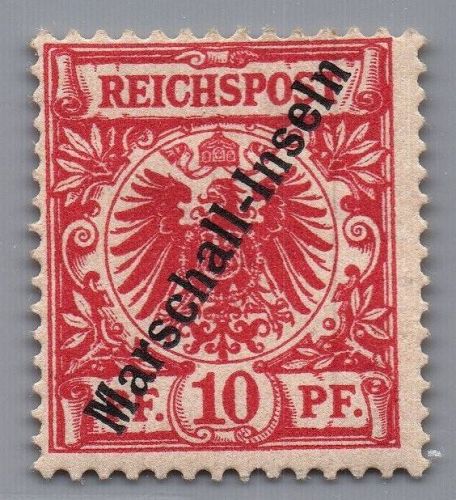Deutsche Kolonien Marshall-Inseln Michel-Nr. 3 I ungebraucht m. Falz