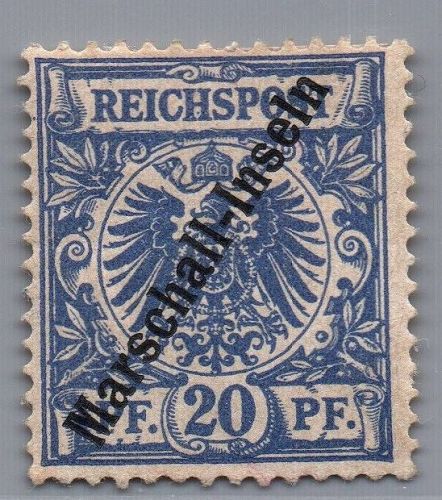 Deutsche Kolonien Marshall-Inseln Michel-Nr. 4 I ungebraucht m. Falz