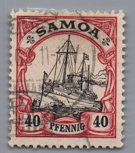 Deutsche Kolonien Samoa Michel-Nr. 13 gestempelt