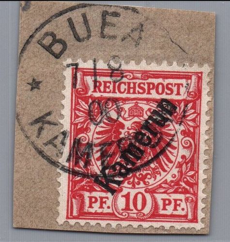 Deutsche Kolonien Kamerun Michel-Nr. 3 gestempelt