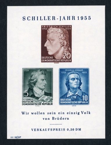 DDR Michel Nummer Block 12 postfrisch