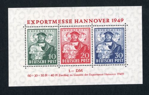 Allierte Besetzung BiZone Block 1a postfrisch