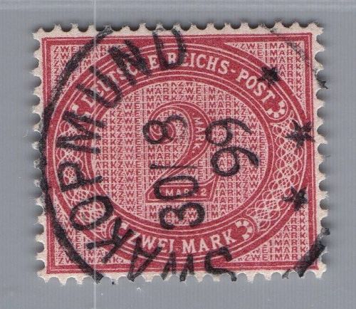 Deutsche Kolonien Deutsch Südwestafrika Michel-Nr. 37 e gestempelt