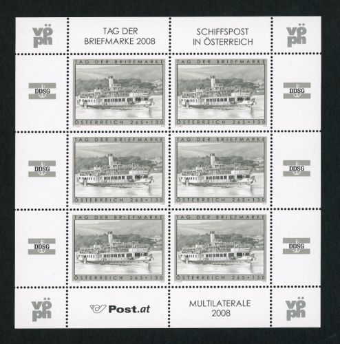 Österreich Michel Nummer 2767 Schwarzdruck Kleinbogen