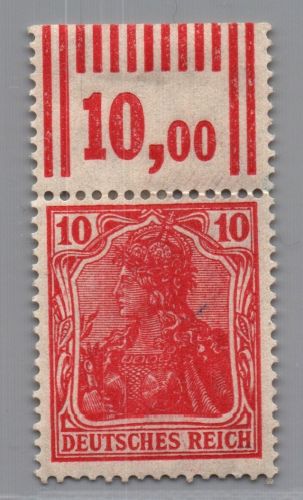 Deutsches Reich Michel Nummer 86II WOR 2`9`2 ungebraucht Falz