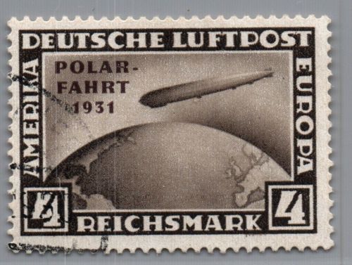 Deutsches Reich Polarfahrt 1931 Michel Nummer 458 gestempelt
