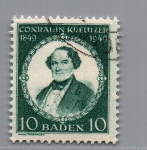 Franz. Zone Baden Michel Nr. 53 gestempelt