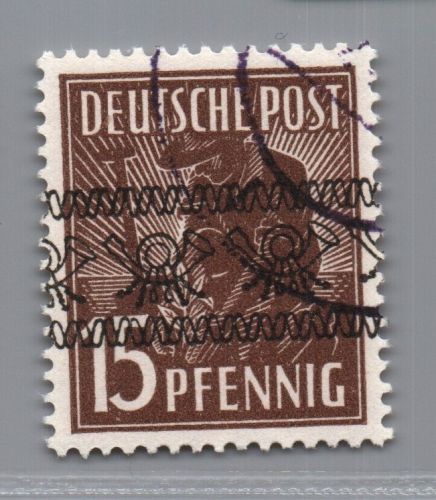 Alliierte Besetzung BiZone MiNr. 41I gestempelt