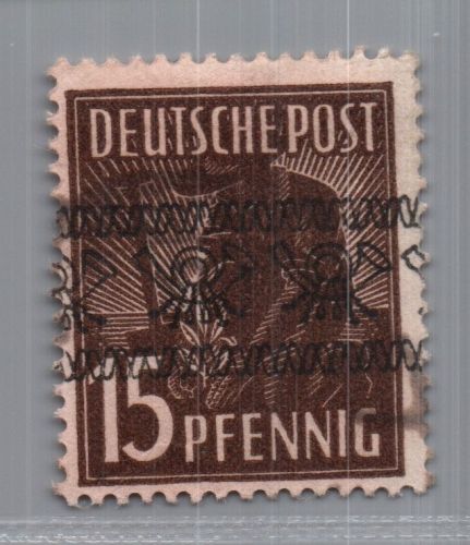 Alliierte Besetzung BiZone MiNr. 41I gestempelt