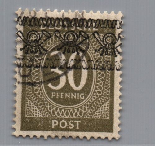 All. Besetzung Bizone Michel Nr. 63Ib gestempelt