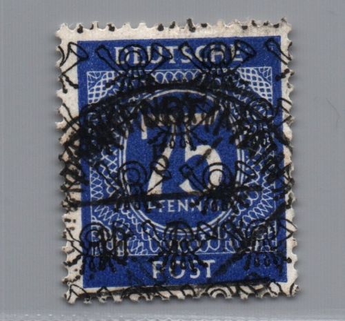 All. Besetzung Bizone Michel Nr. 67II gestempelt
