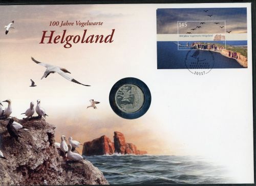 Numisbrief mit 10 EUR Helgoland 2010