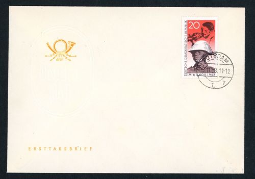 DDR Michel Nummer 662 FDC Ersttagsbrief - Tagesstempel
