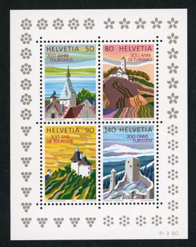 Schweiz Block Nummer 25 postfrisch 1987